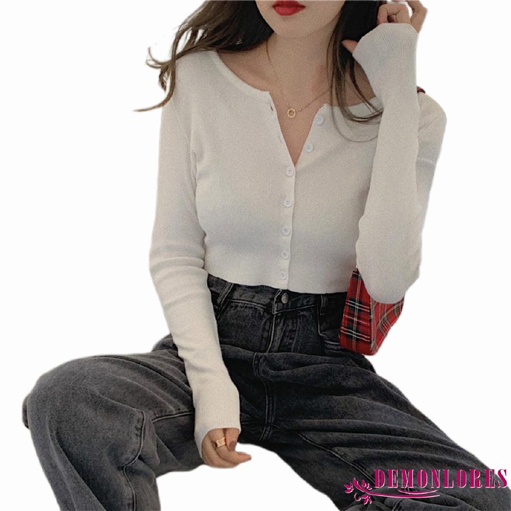 Áo Khoác Cardigan Tay Dài Thời Trang Quyến Rũ Cho Nữ