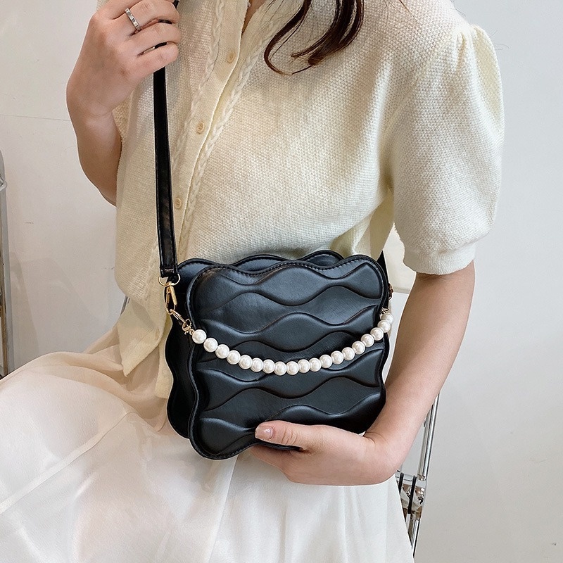 Túi Đeo Chéo Hình Vuông Nhỏ Màu Trơn Phong Cách Hàn Quốc Mới 2022 NB00379