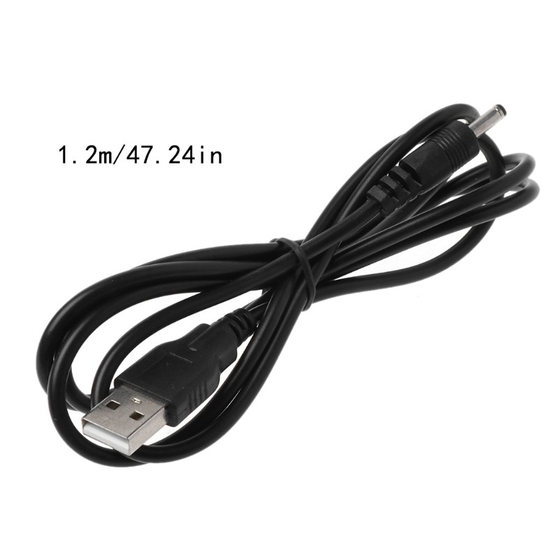 Dây Cáp Sạc Usb Sang 3.5x1.35mm 5v Dành Cho Quạt Đèn Led