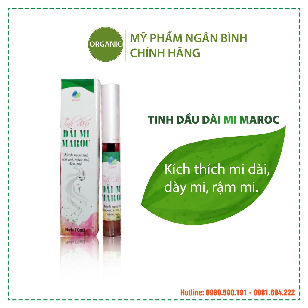 Serum mọc mi,dài mi rậm chân mày từ tinh dầu dừa,agant và maroc