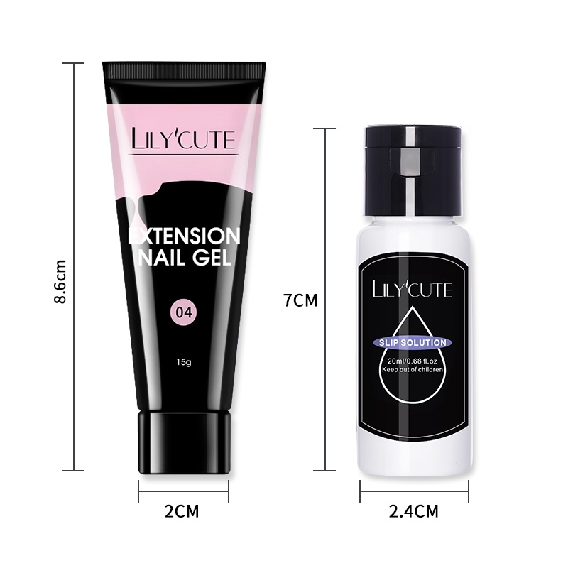 8 Dụng cụ gel nối móng tay LILYCUTE 15ml