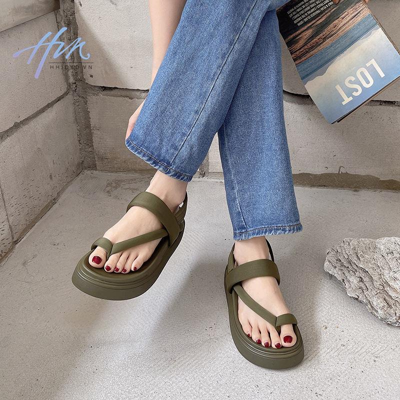 Giày Sandal Đế Dày Phong Cách Thời Trang Châu Âu Mùa Hè 2022