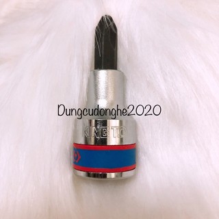 Đầu tuýp ngắn mũi bake 1/2″ ph2 kingtony 402102