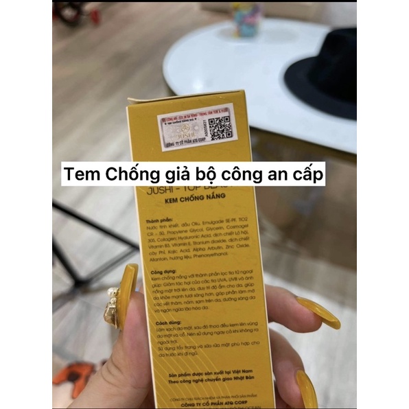 Kem Chống Nắng Top Beauty Jushi Việt Nam Kem Dưỡng Chống Nắng Nhau Thai Cừu Công Nghệ Nhật Bản | BigBuy360 - bigbuy360.vn