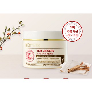 Kem dưỡng da thảo dược hồng sâm đỏ và nhung hươu  Welcos biomax red ginseng youth cream 50g