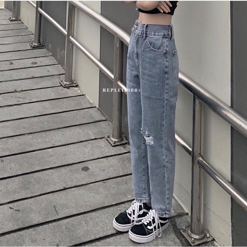 Quần Bagyy lưng cao 2 nút | BigBuy360 - bigbuy360.vn