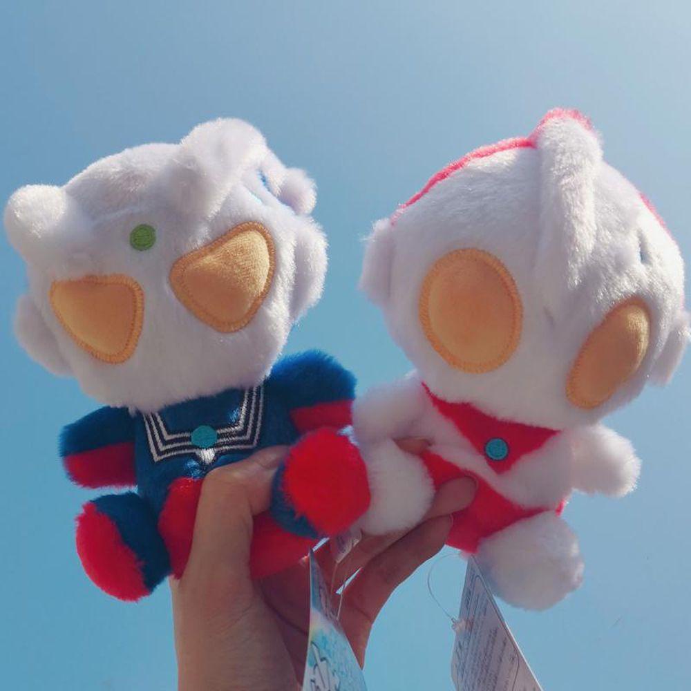 REBUY1 Ultraman Gối Ôm Nhồi Bông Mềm Mại Hình Ultraman Tiga Đáng Yêu