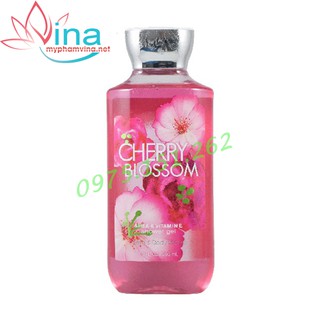 Gel Tắm Bath & Body Works Cherry Blossom 295ml