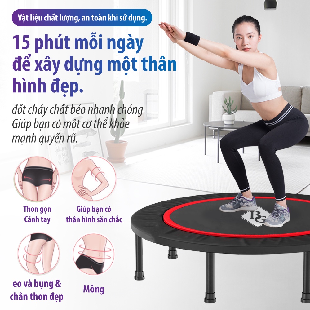 Professionall.gym19-  Sàn nhún 40 inch cao cấp Trampoline dành cho mọi lứa tuổi