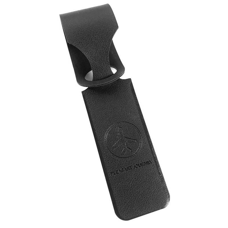 Comereally Thẻ Tên Gắn Hành Lý Du Lịch Bằng Da pu Giá Đỡ