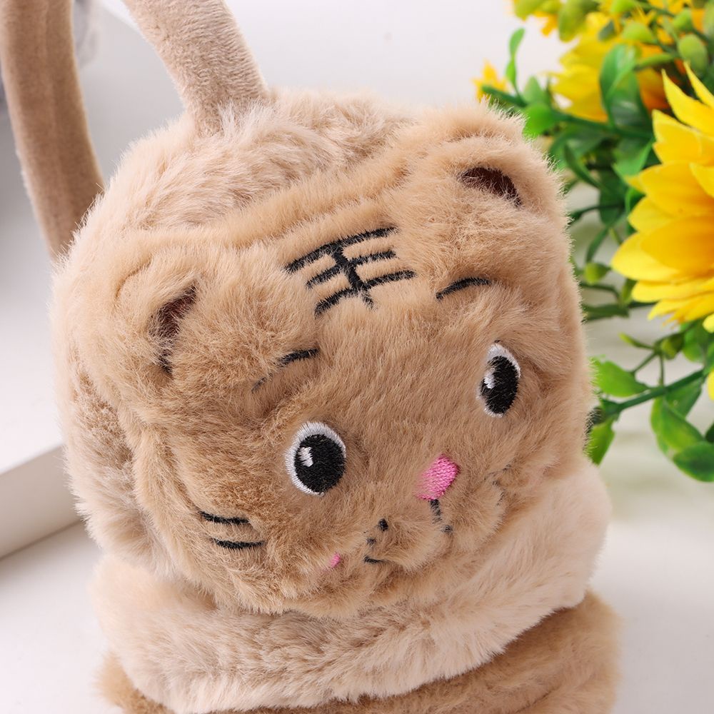 Đồ bịt tai giữ ấm bằng vải lông mềm mại họa tiết hoạt hình đáng yêu thoải mái cho cả nam và nữ