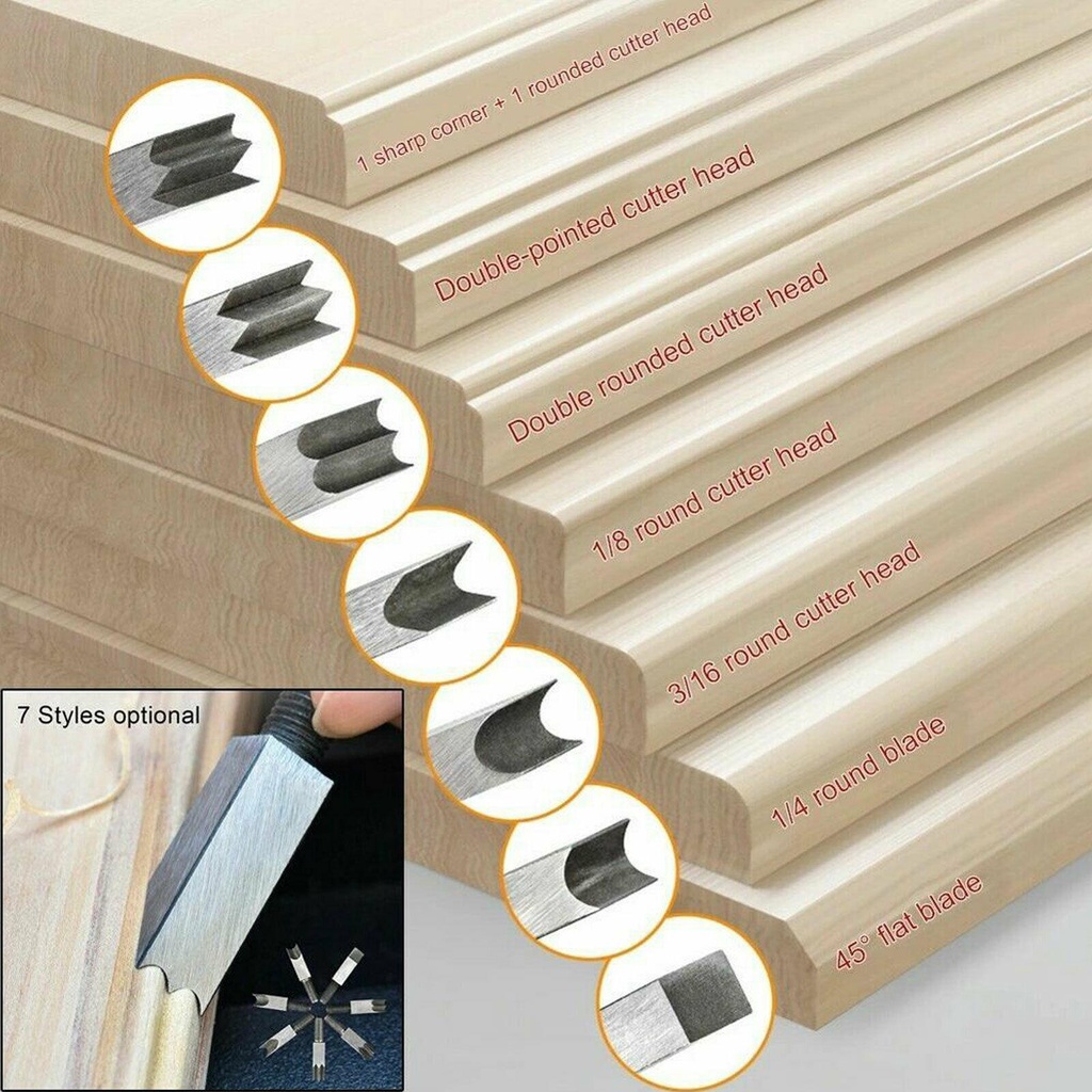 Lưỡi Dao Cắt Gỗ Bằng Thép Carbon Chất Lượng Cao 45 Độ