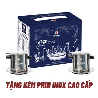 Cà phê hạt, cà phê rang mộc Ocean Blue (OB) Mê Trang, túi hạt 500g