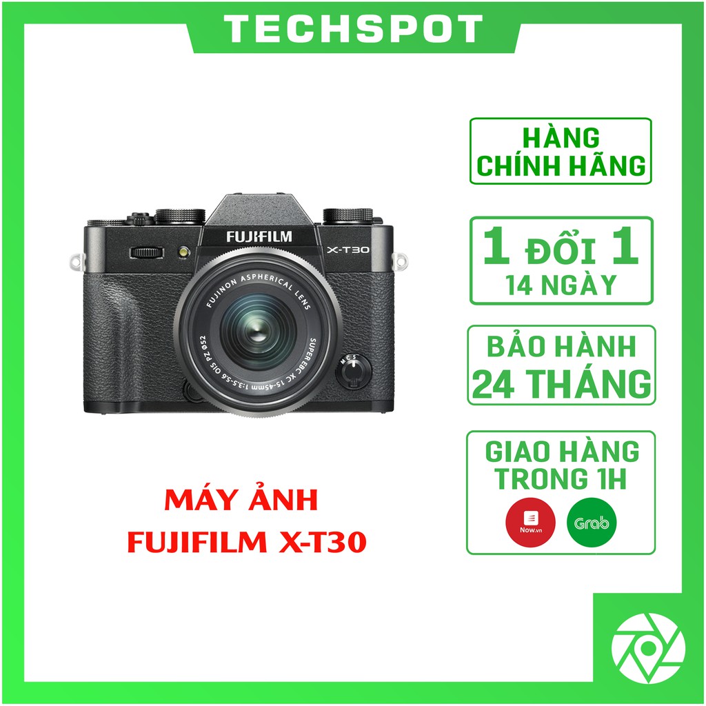 Máy ảnh Fujifilm XT30 + Kit 1545mm (Black/Silver/Charcoal Silver) (Chính hãng)