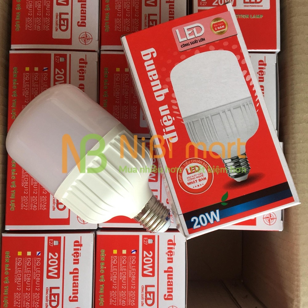 Đèn led công suất lớn Điện quang 20W BU12