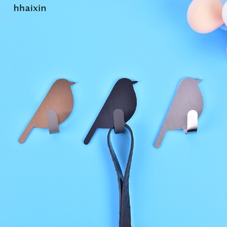 Set 2 móc treo đồ dán tường hình chim sáng tạo