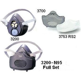 Mặt nạ 3M 3200 chống bụi lọc dầu,bụi gỗ, phun sơn