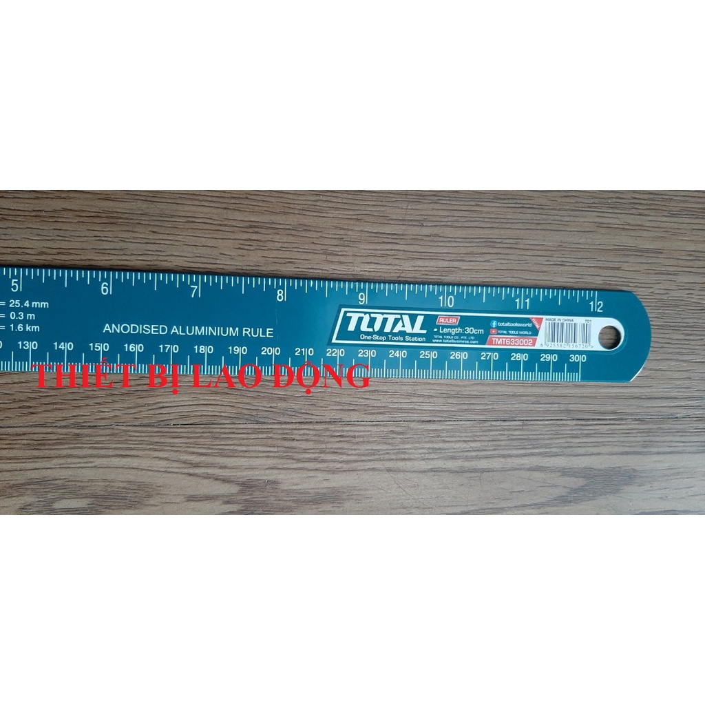 THƯỚC NHÔM 30CM TOTAL TMT633002