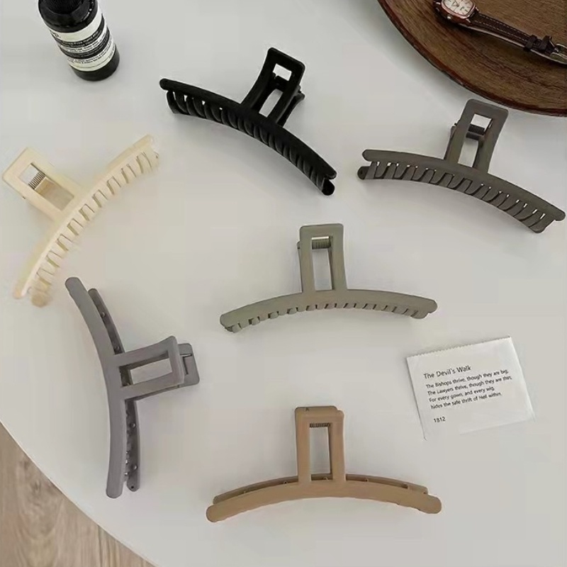 Kẹp Tóc Cá Mập Cỡ Lớn Màu Kẹo Ngọt Chất Lượng Cao Nhập Khẩu Từ Hàn Quốc