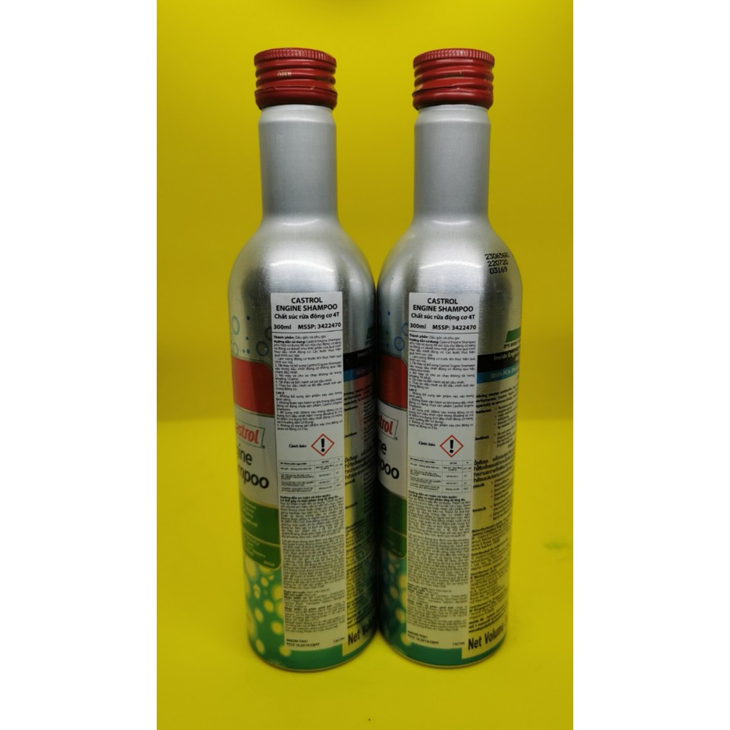 Dung Dịch Súc Rửa Động Cơ Ô Tô Castrol Engine Shampoo 300ml