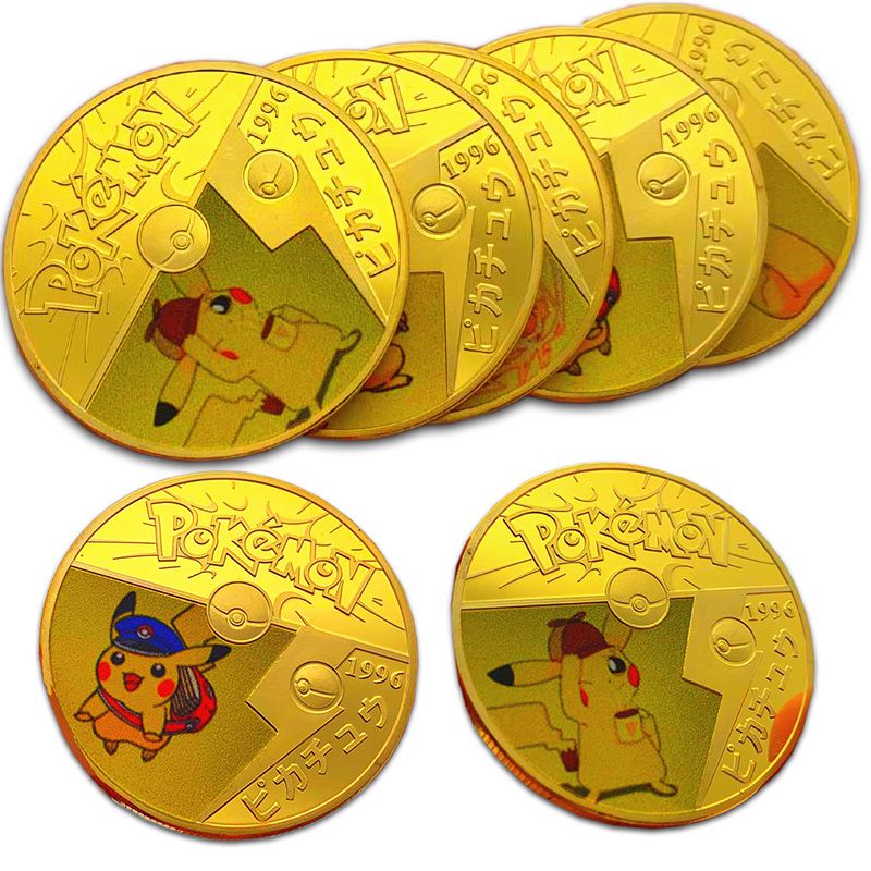 Set 5 Đồng Xu Sưu Tầm Pokemon