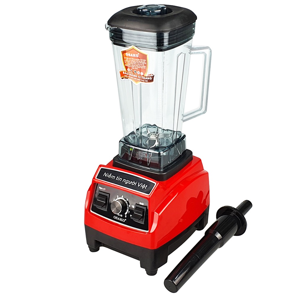 Máy xay sinh tố công nghiệp Osako OS-1800 công suất 1800W, cối kháng vỡ 2L