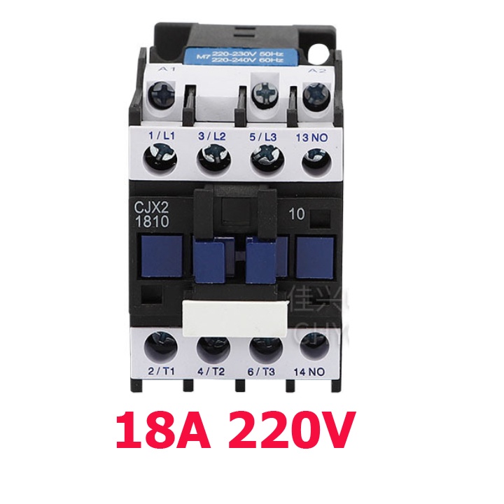Khởi động từ 1 pha 18A, 25A 32A 220V contactor AC