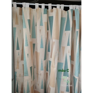 rèm bếp rèm cửa canvas  hoạ tiết đa năng