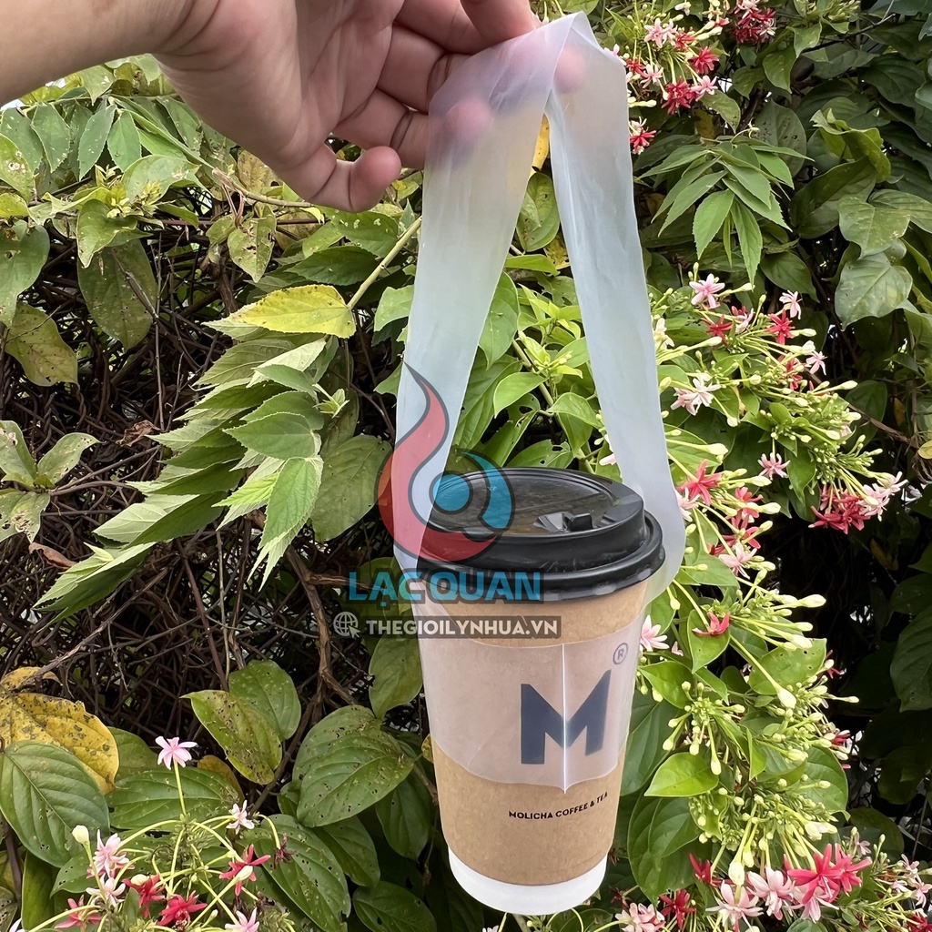 1Kg Túi Chữ T - Túi Đựng Ly Take Away đựng trà sữa 1 ly/cái