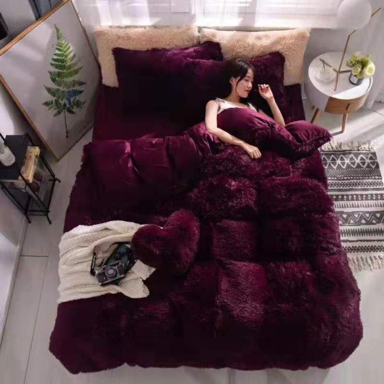 bộ chăn ga gối lông nỉ