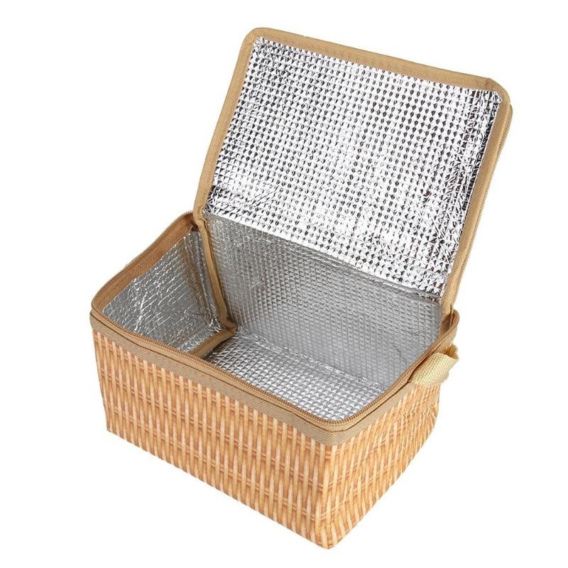 Túi đựng cơm trưa XIAODUOJIAJU cách nhiệt tiện dụng chất lượng cao