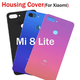 Nắp Lưng Điện Thoại Bằng Kính Thay Thế Chuyên Dụng Cho Xiaomi Mi 8 lite Mi8 lite 8lite
