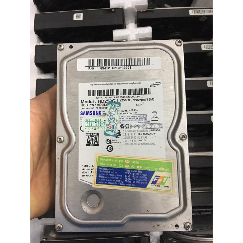 Ổ Cứng Pc Hdd 3.5 320GB 250GB 160GB Cũ