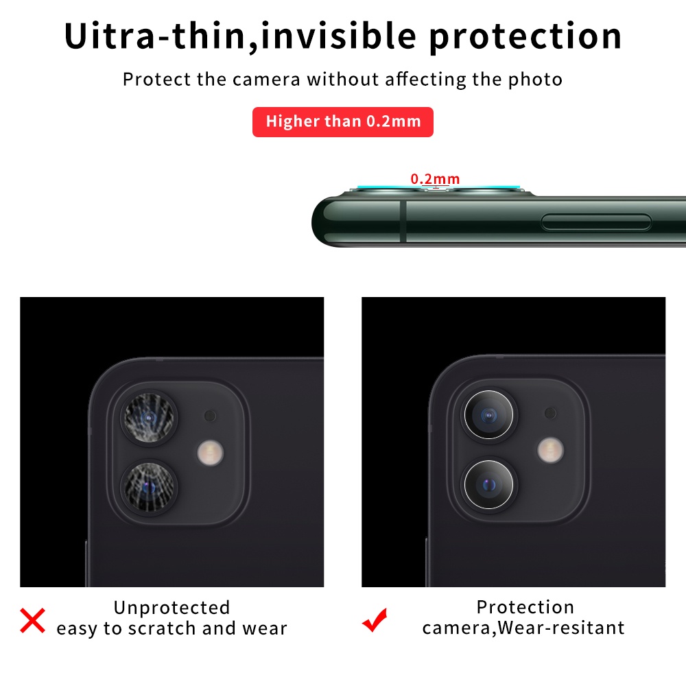 Miếng Dán Bảo Vệ Camera Cho iPhone 14 13 12 11 X Xs Xr SE 8 7 6 6S Mini Pro Max Plus