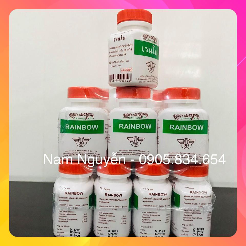 RAINBOW - 1 HỦ/100VIÊN - THUỐC NUÔI GÀ ĐÁ