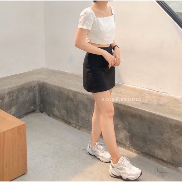 Chân váy black skirt
