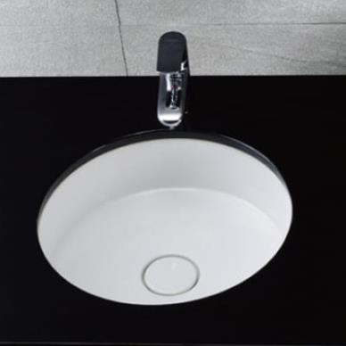 Chậu Rửa Lavabo Âm Bàn CAESAR LF5118 Tròn