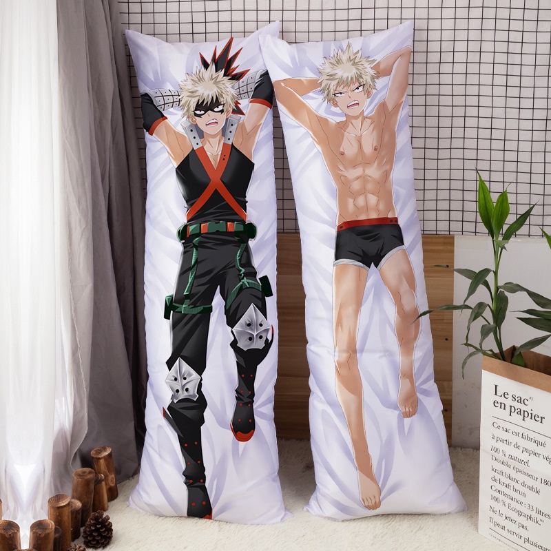 Vỏ Gối Hai Mặt In Hình Anime My Hero Academia Bakugou Katsuki Dakimakura