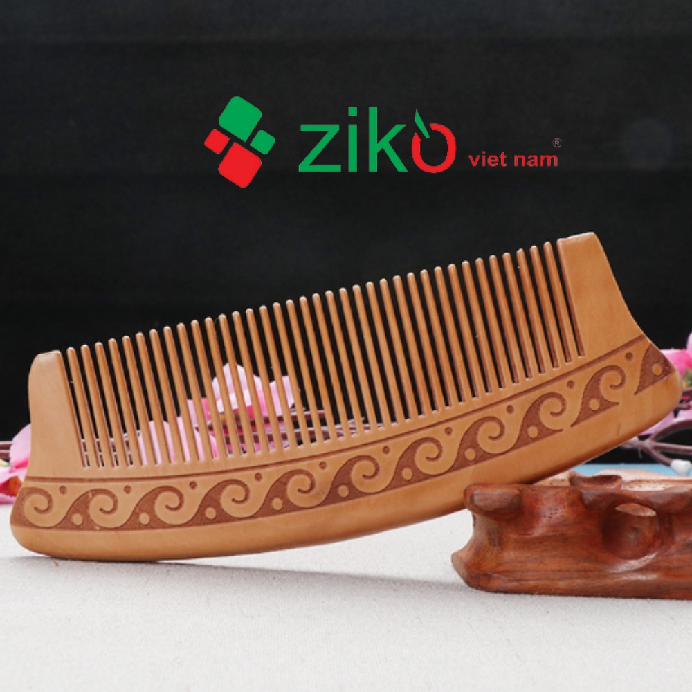 Lược gỗ đào tự nhiên 100% giá xỉ
