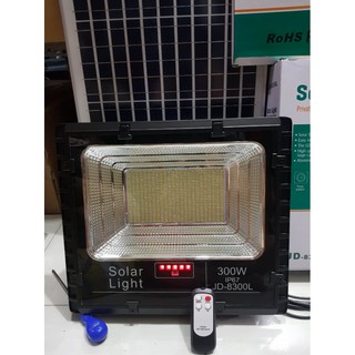 Đèn pha năng lượng mặt trời solar light jindian 300w jd8300l- electric24h