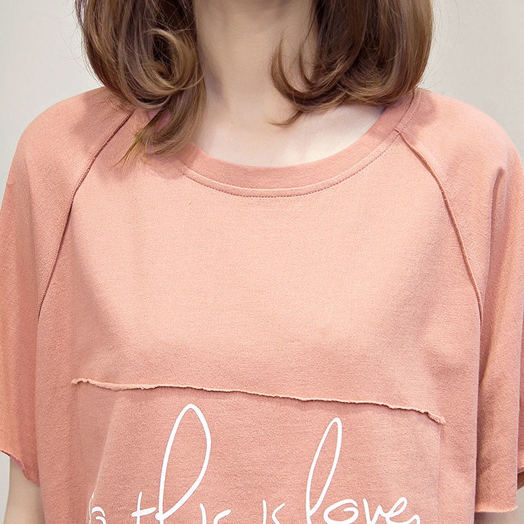 Áo Thun Tay Ngắn In Chữ Thời Trang Trẻ Trung