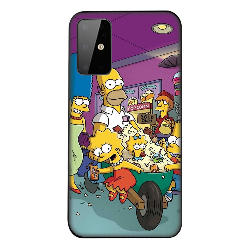 Samsung Galaxy S10 S9 S8 Plus S6 S7 Edge S10+ S9+ S8+ Casing Soft Case 112LU Simpson Cartoon mobile phone case