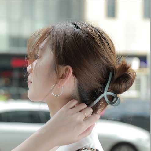 Kẹp tóc cỡ lớn kiểu dáng đơn giản phong cách Hàn Quốc trẻ trung #6