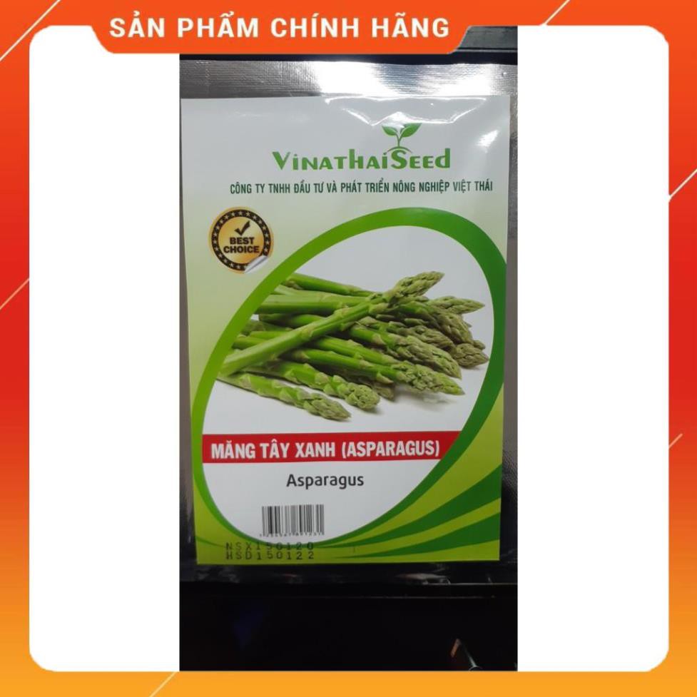 Hạt giống Măng tây xanh gói 100gram( khoảng 4500 hạt)