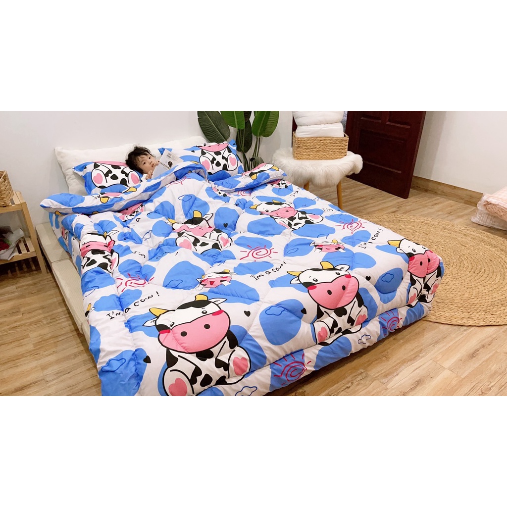 Chăn phao trần bông dày loại 1 bông hơi siêu nhẹ 1m8-2m cao cấp được chọn màu mẫu mới 2023