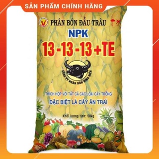 2kg phân bón đầu trâu npk 13-13-13+te