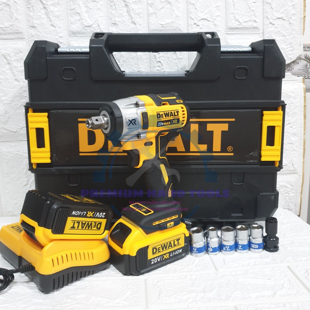 [HÀNG NỘI ĐỊA] Máy Siết Bulong Dewalt DCF887 KHÔNG CHỔI THAN, 3 đèn led trợ sáng.