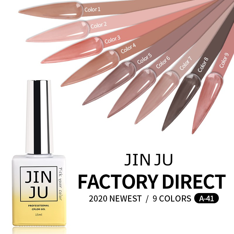 Sơn gel JINJU mã A41 chai 15ml chính hãng