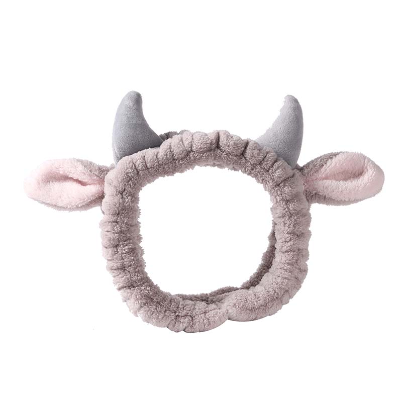 Băng đô rửa mặt thiết kế sừng phong cách Hàn Quốc dễ thương