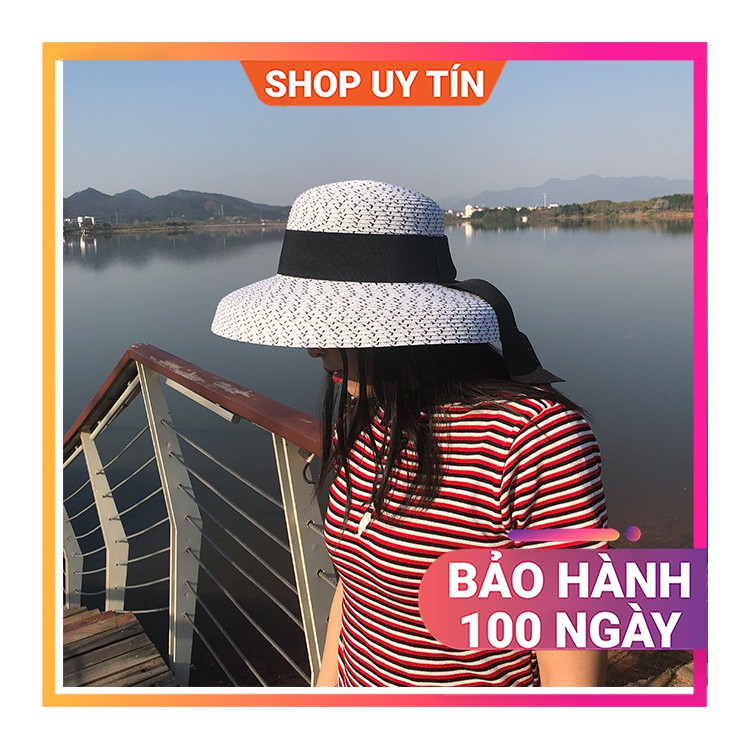 Mũ Đi Biển - Nón Cói Rộng Vành Vintage Cao Cấp Nữ Đẹp